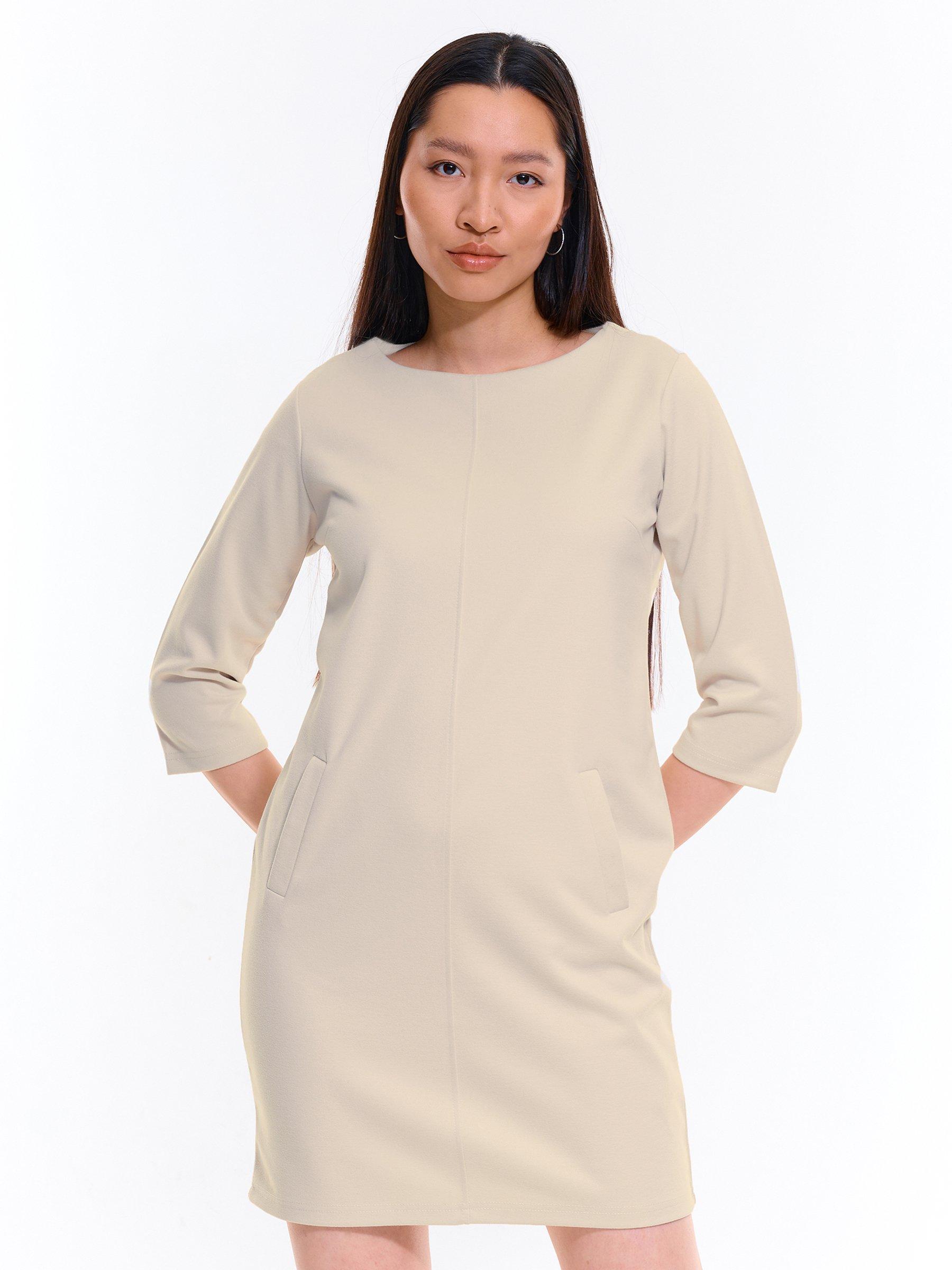 Dresses | Womens GATE Faux suede dress with pockets White