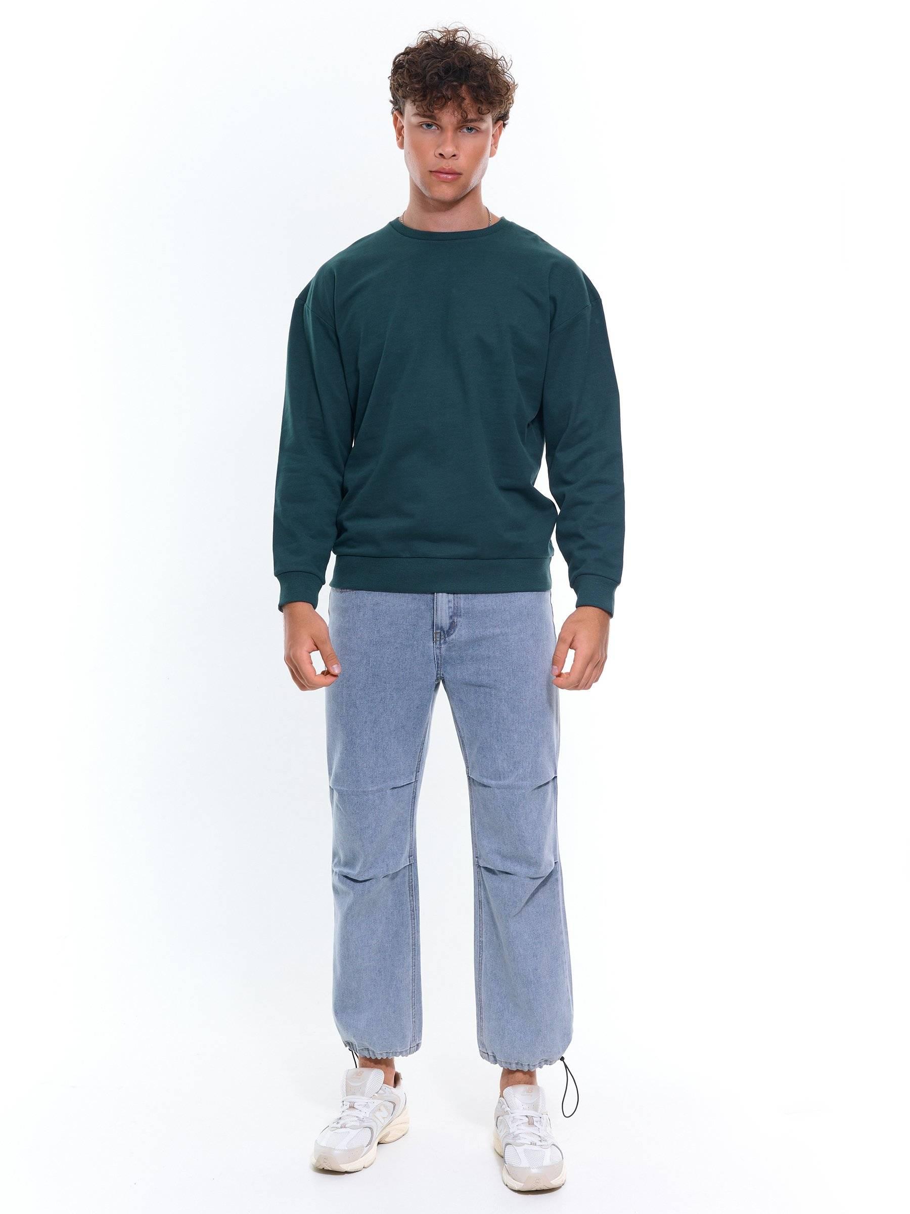Knits & Sweatshirts | Mens GATE Basic sweatshirt Green