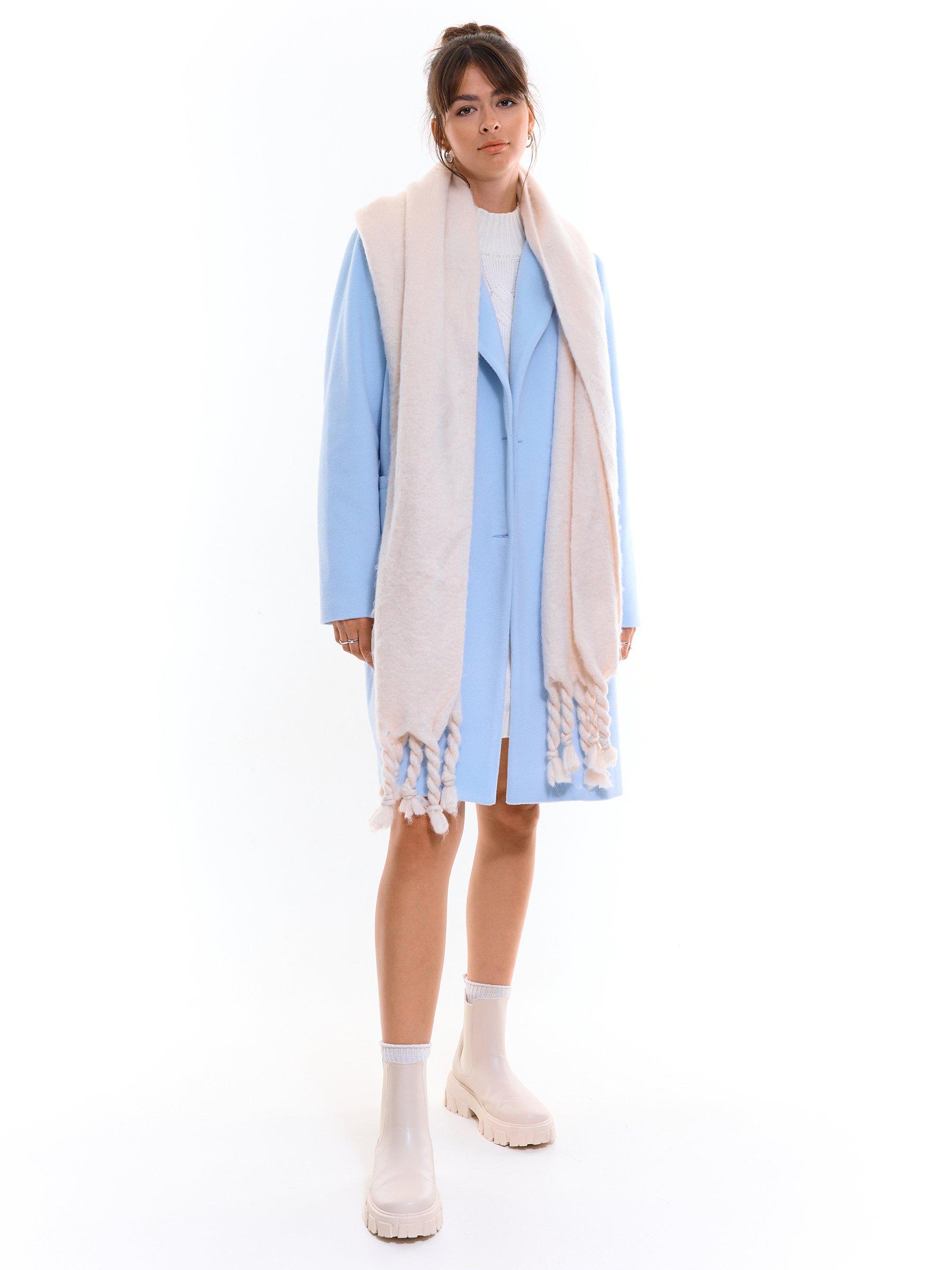 Outerwear | Womens GATE Longline coat Blue