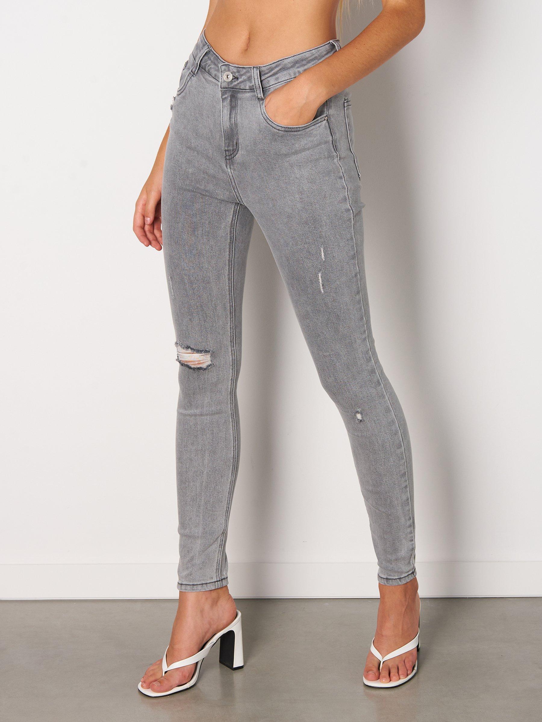 Pants | Womens GATE Distressed skinny jeans Grey